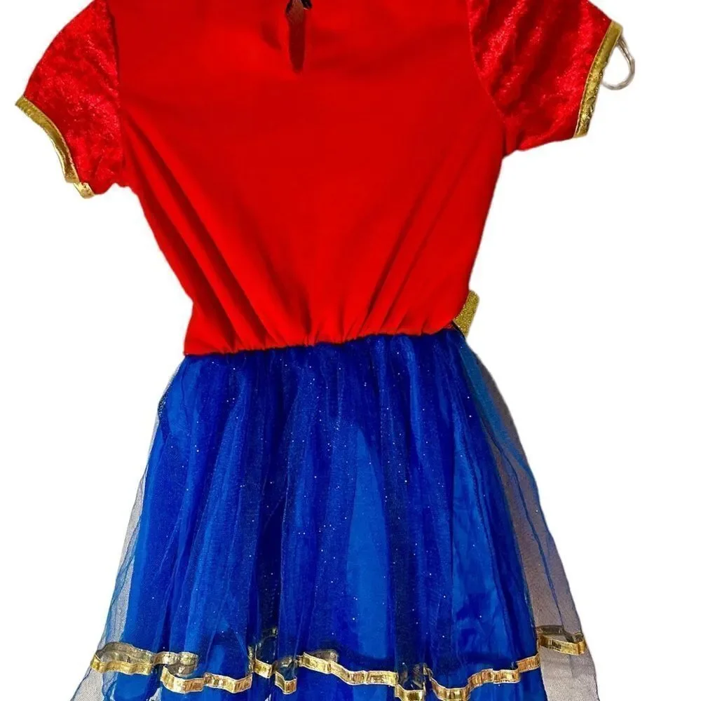 Rubie’s Wonder Woman Child's Costume Sz Small. Worn By Child Actress On TV. - Picture 3 of 7